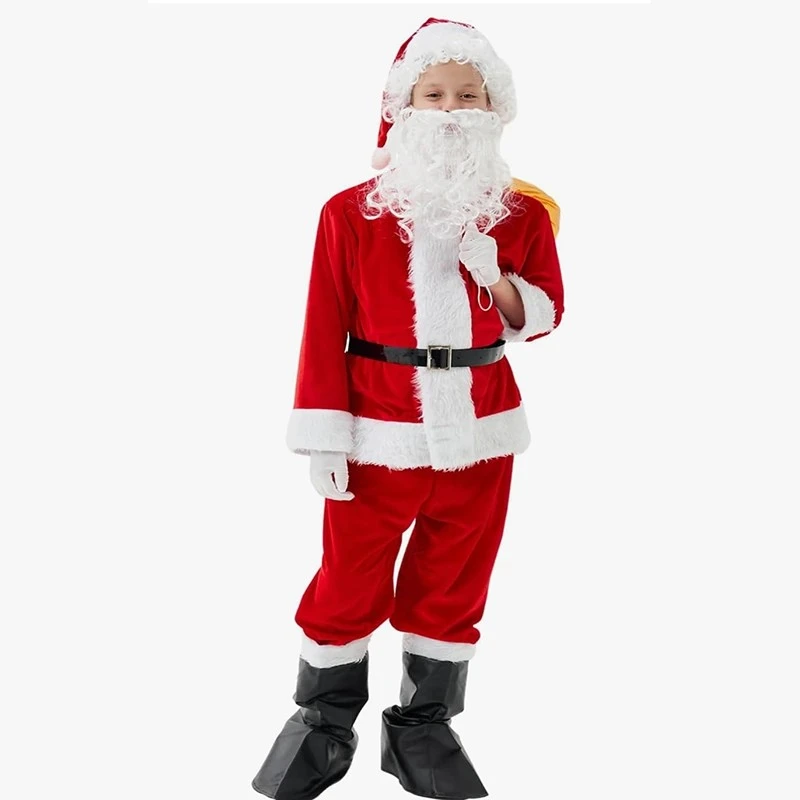 子供クリスマスサンタクロースの衣装
